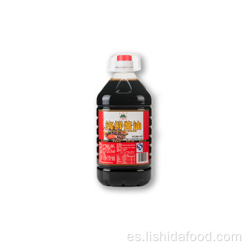 Salsa de soja de mariscos de tambor plástico de 4.9L